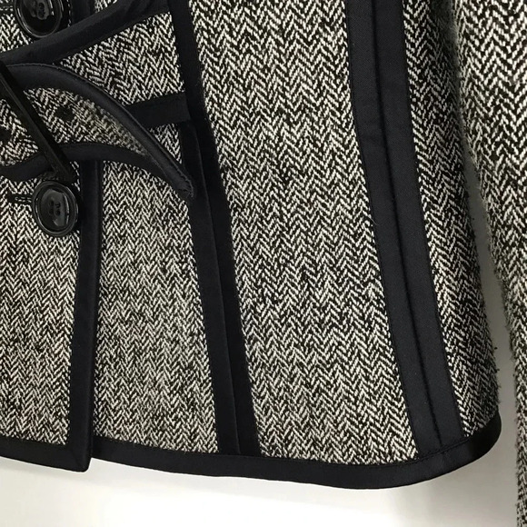 Etcetera Women’s Tweed Wool Blend Belted Blazer Jacket Size 2 - Picture 5 of 9